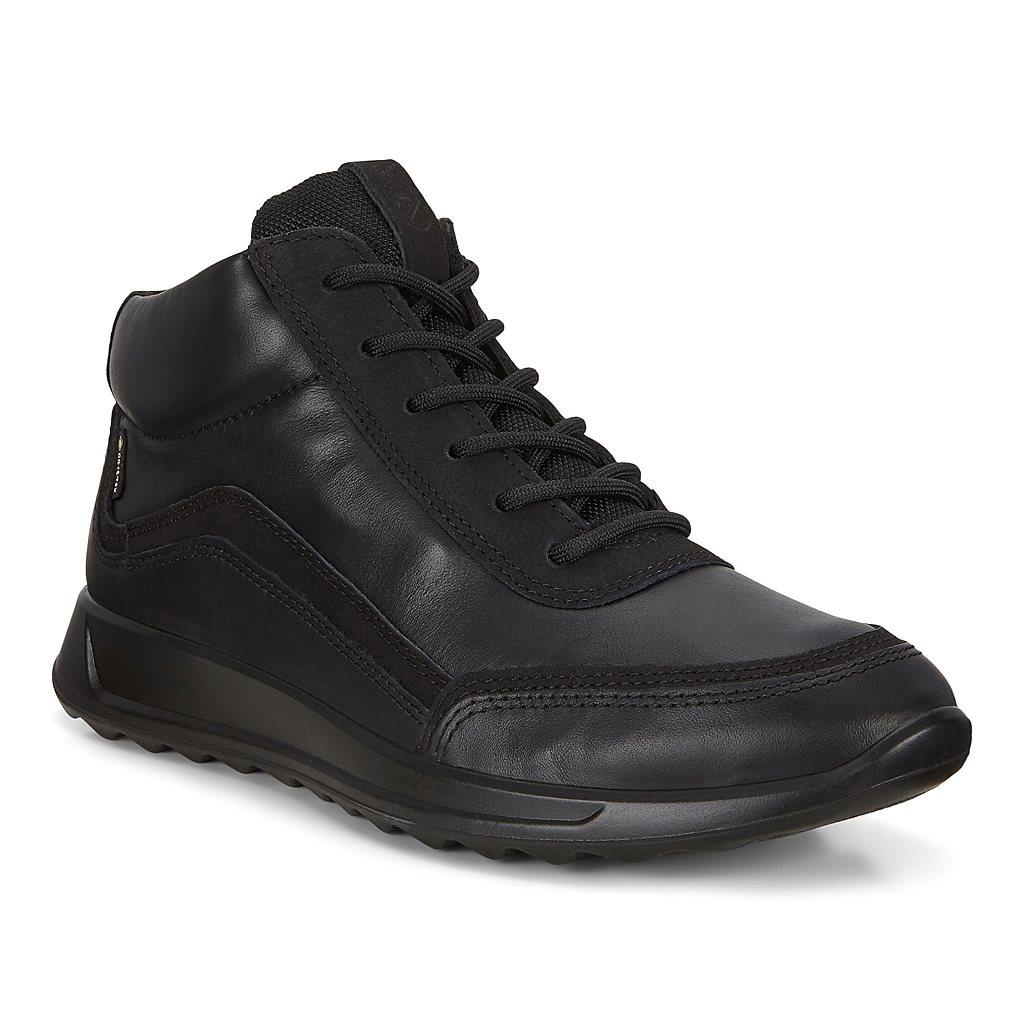 Gore-Tex Ecco Flexure Runner Femme Noir 4017-TAGQZ